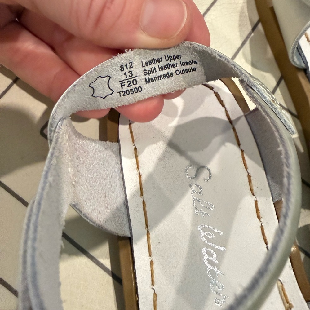 Salt Water Silver Sandals - Picture 5 of 14